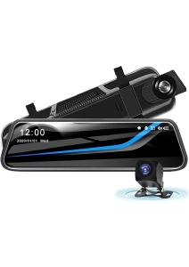 MB-500 10" Araç İçi Çift Kamera 1080p HD Gece Görüşlü 170 Derece Geniş Açı ile Yüksek Performans